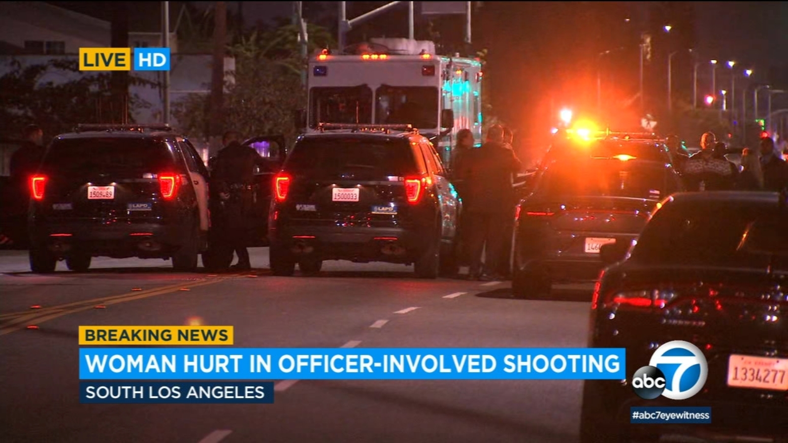 Knife-wielding woman wounded in officer-involved shooting in South Los ...
