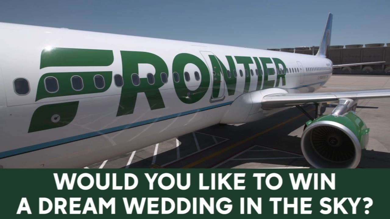 Frontier Airlines giving away a dream wedding at 30,000 feet in the sky