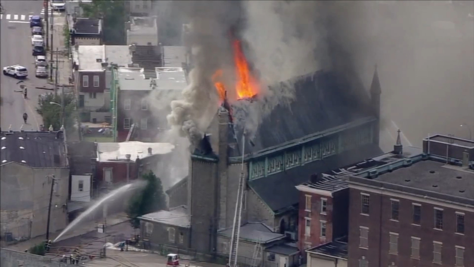 Demolition Begins On Philadelphia S Greater Bible Way Temple After Massive Fire 6abc Philadelphia