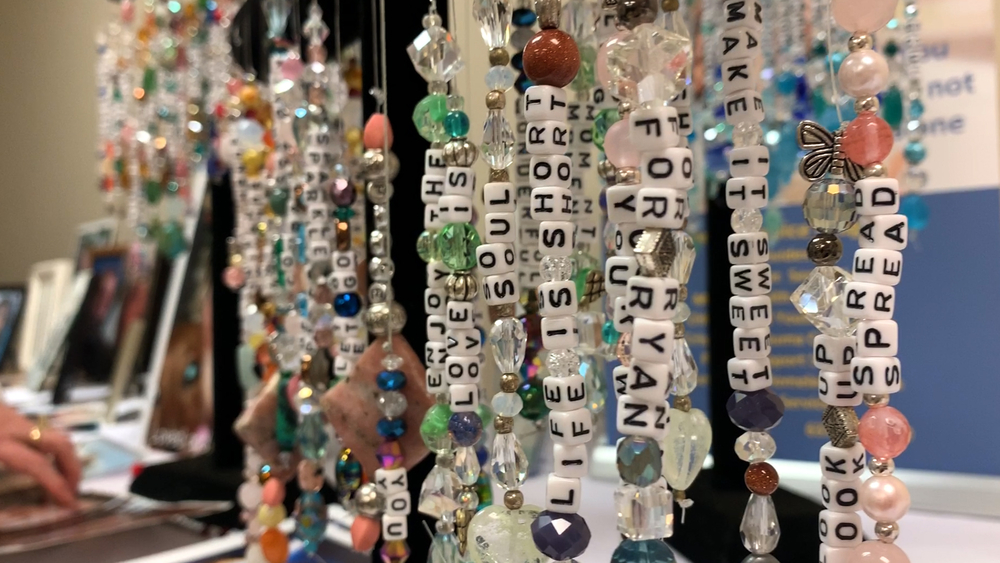 Moms use beading to ease pain of children lost to addiction