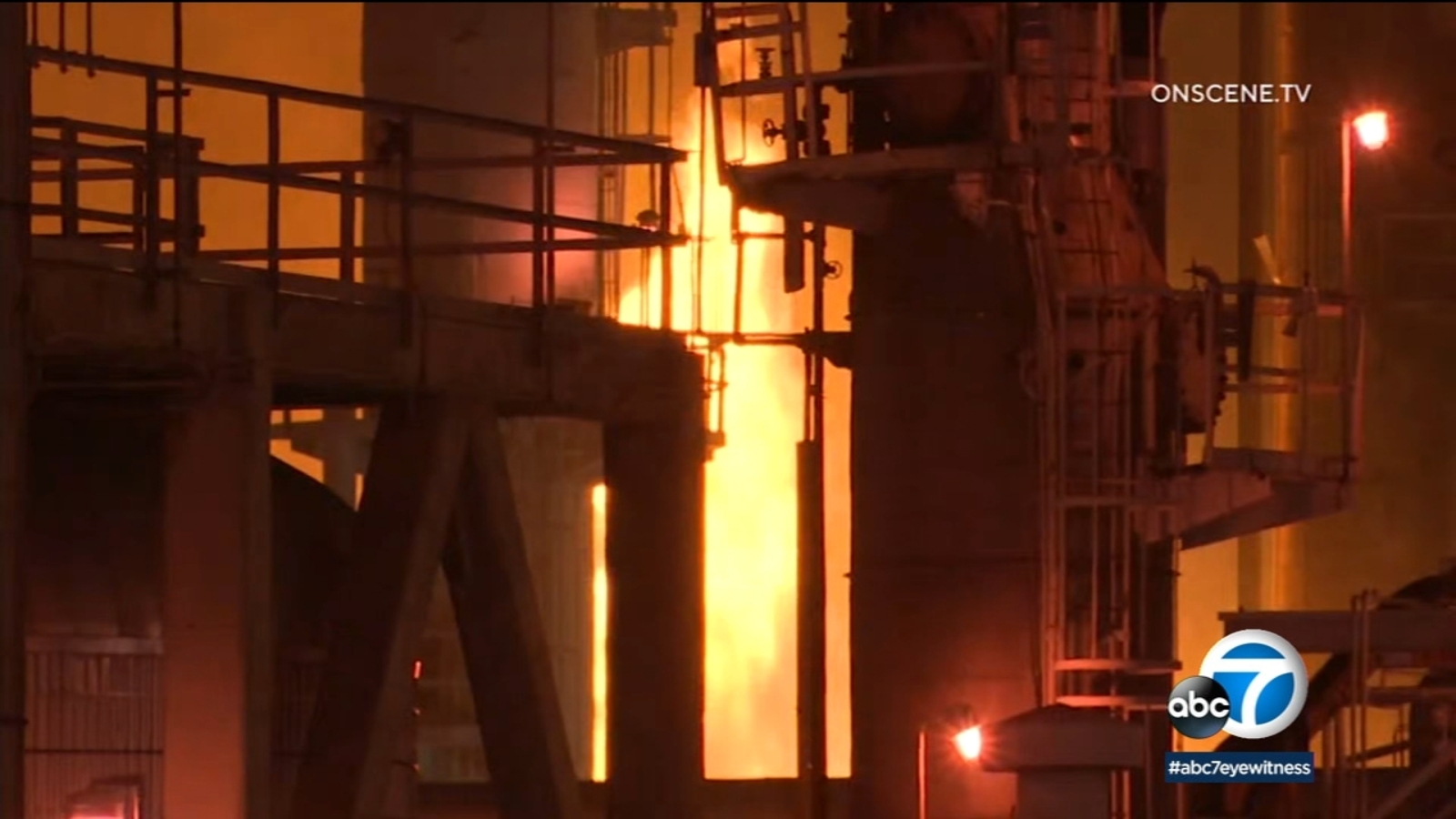 Carson refinery fire sparks concerns over air quality, increase in gas prices ABC7 Los Angeles