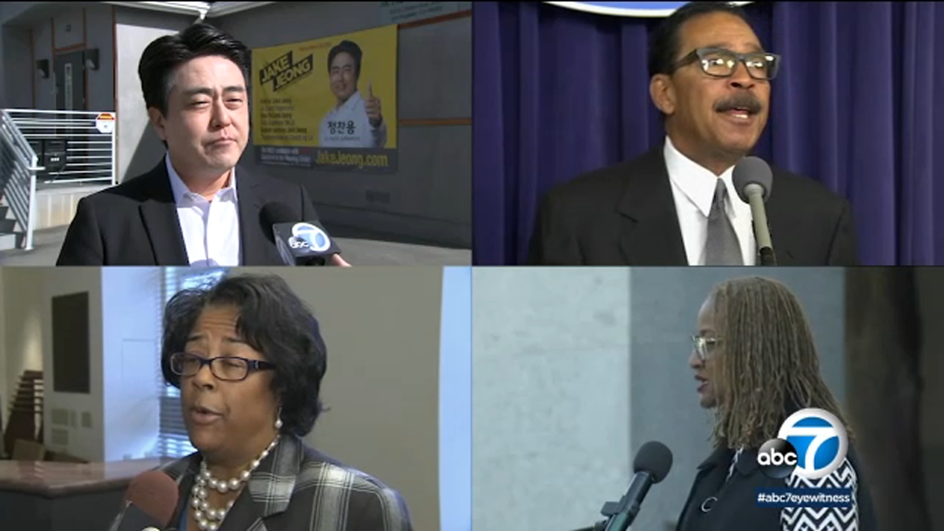 Well-known names among candidates in LA Supervisors race