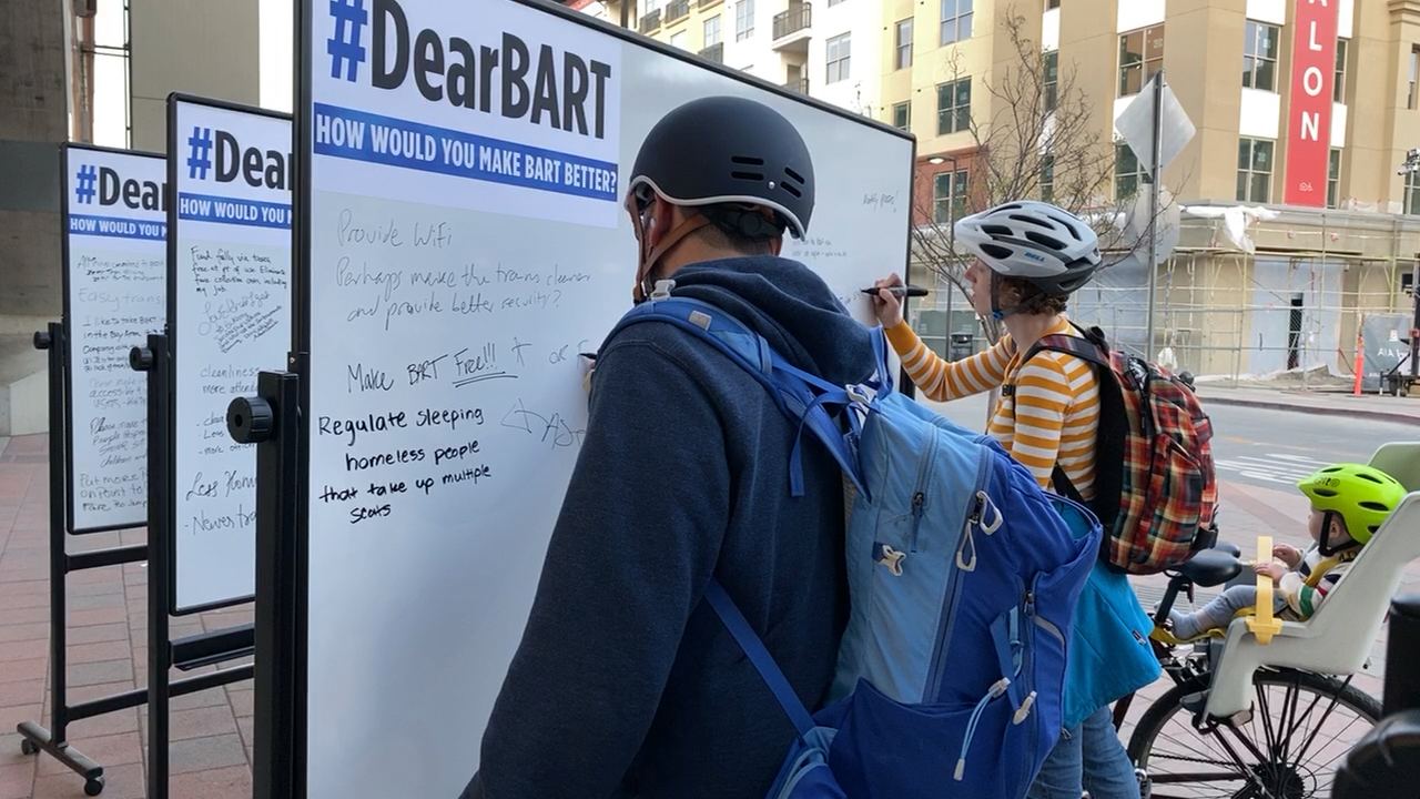ABC7 talks riders about their concerns about Bart 
