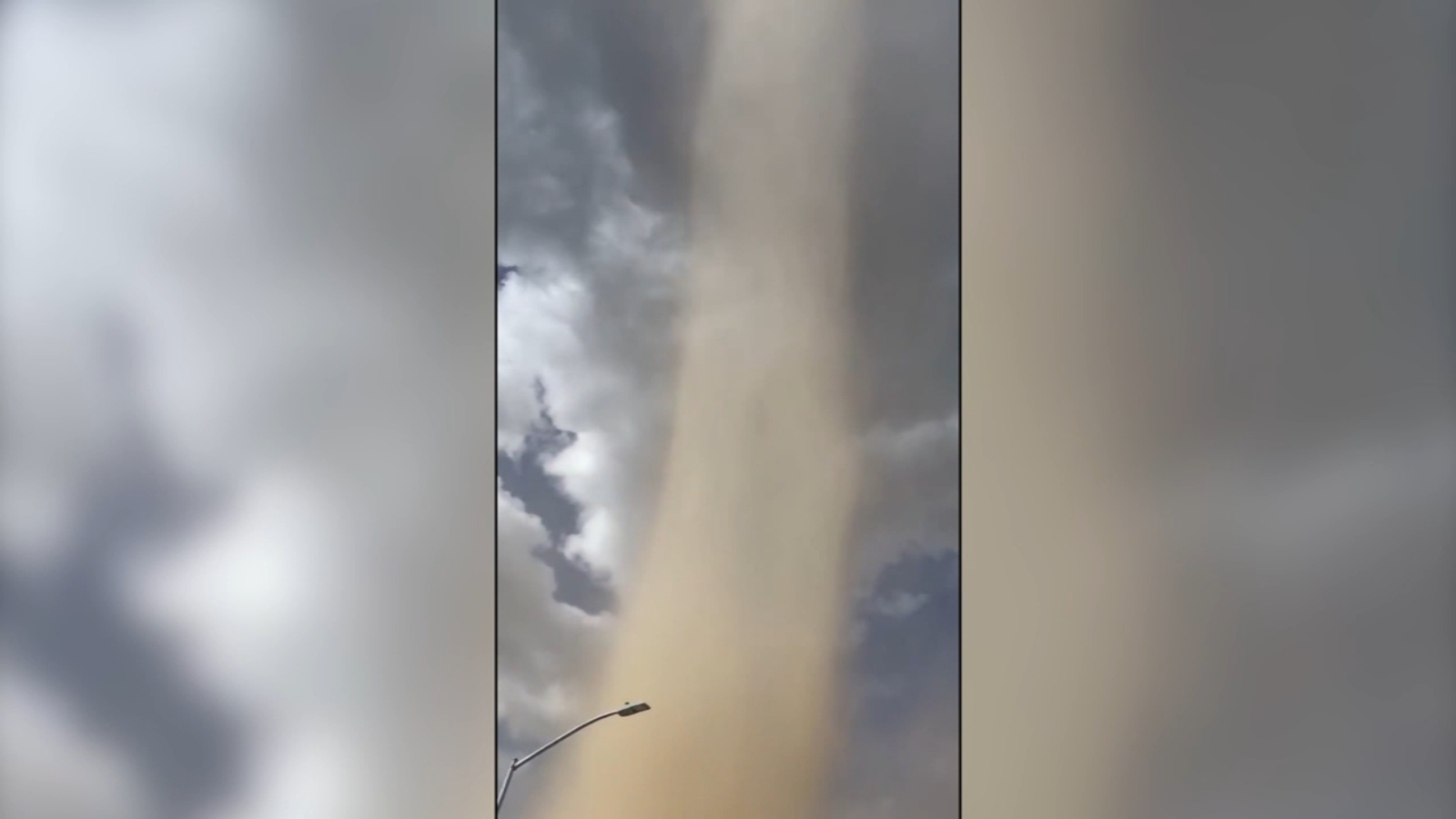Large dust devil forms in Fresno amid stormy weather ABC30 Fresno
