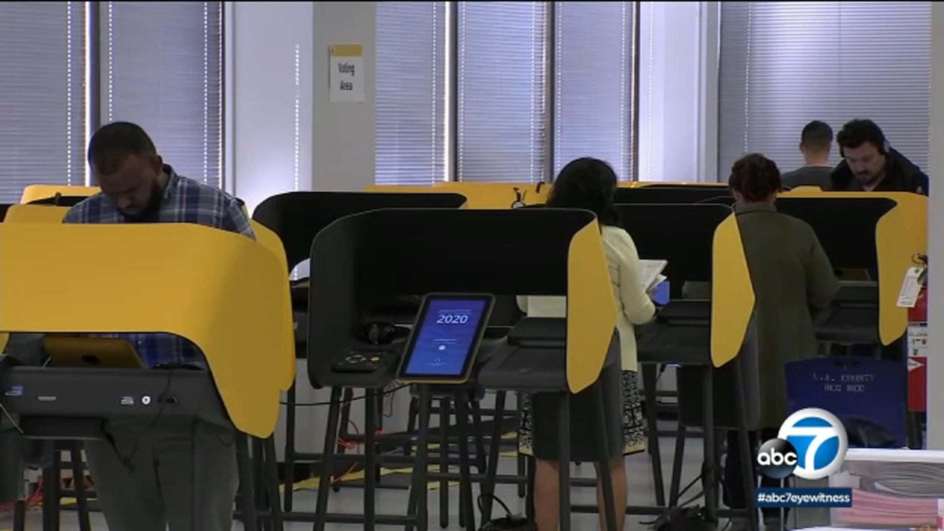 LA County voters cast ballots on new system
