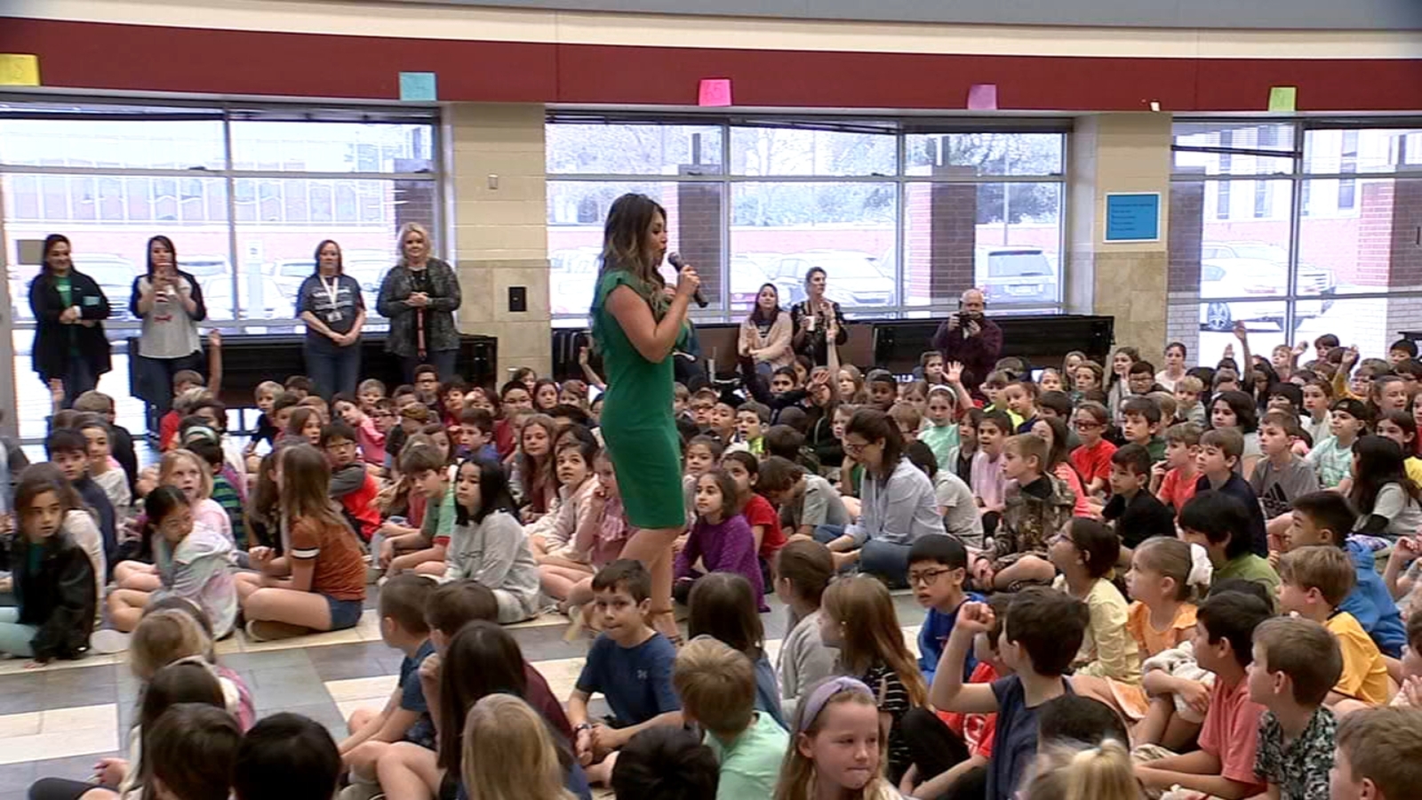 ABC13+ MEMORIAL Elita Loresca Visits with Wilchester Elementary