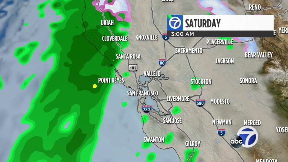 Storm system heading to the Bay Area could bring 5 days of rain 