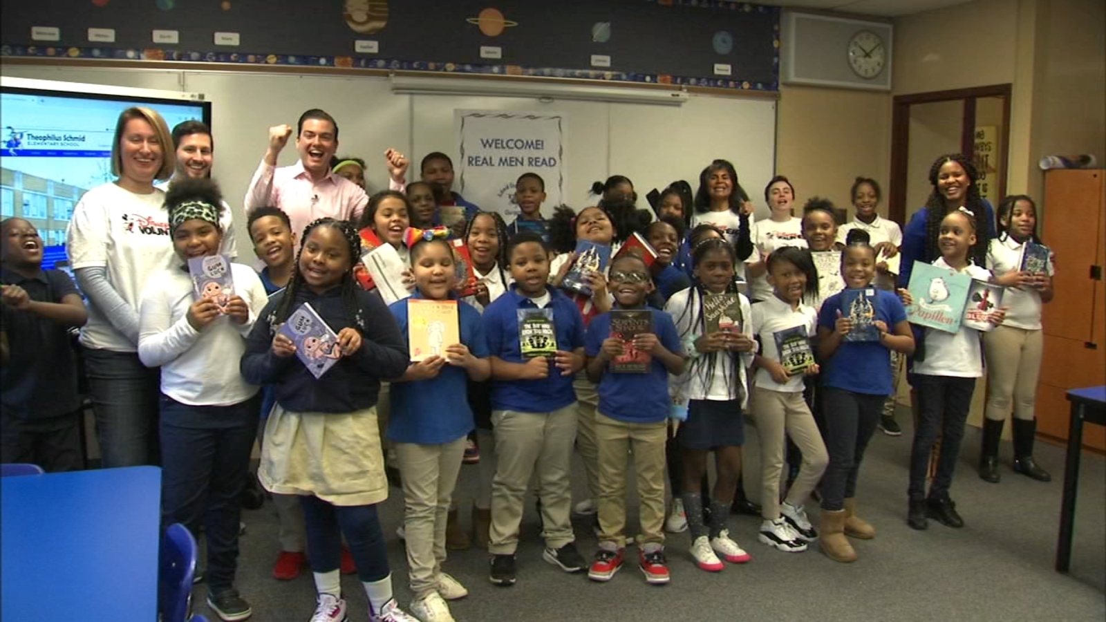 ABC 7, Disney's Magic of Storytelling donate thousands of books to
