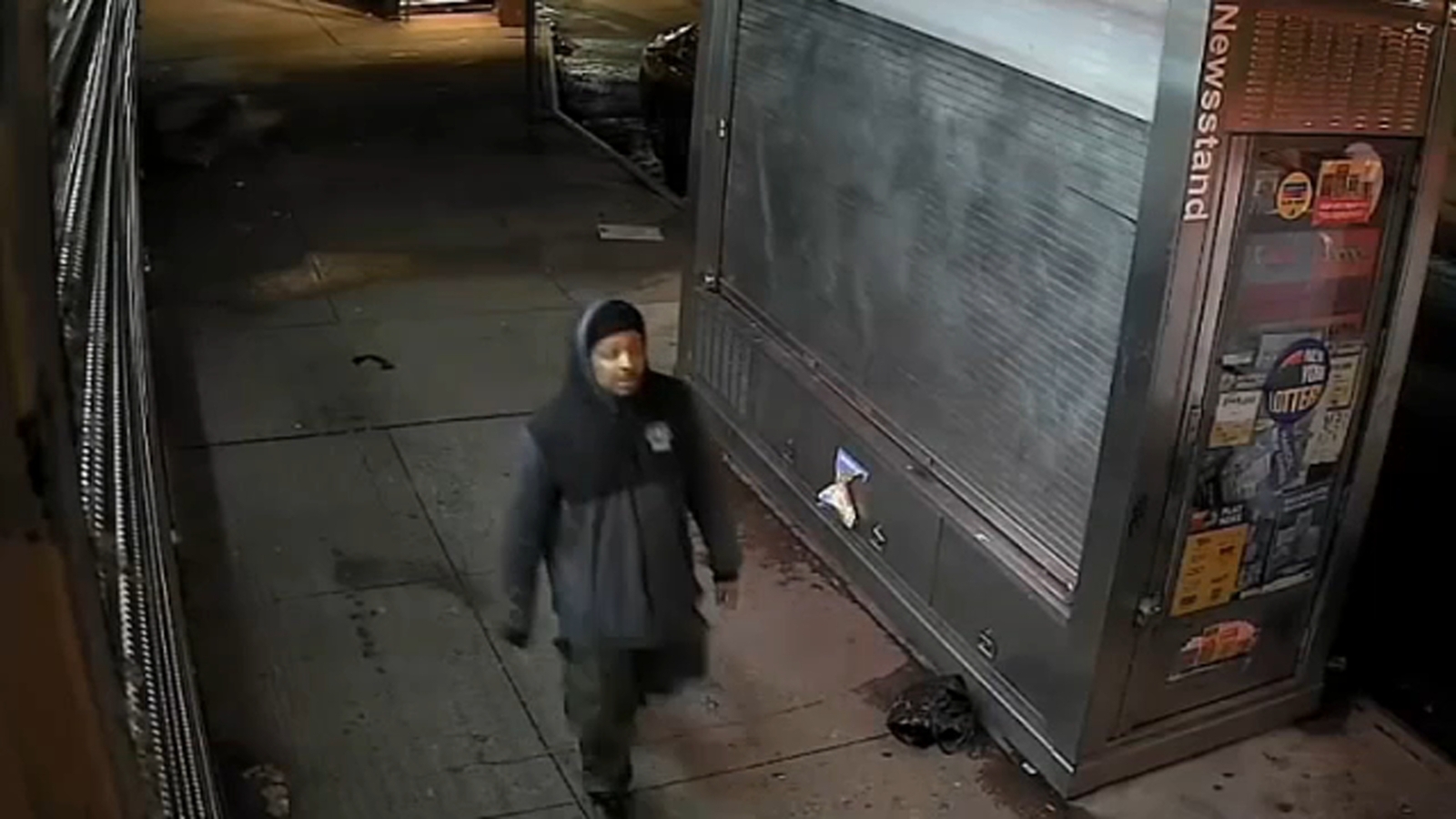 Police release new video of male suspect who fatally stabbed 1, wounded