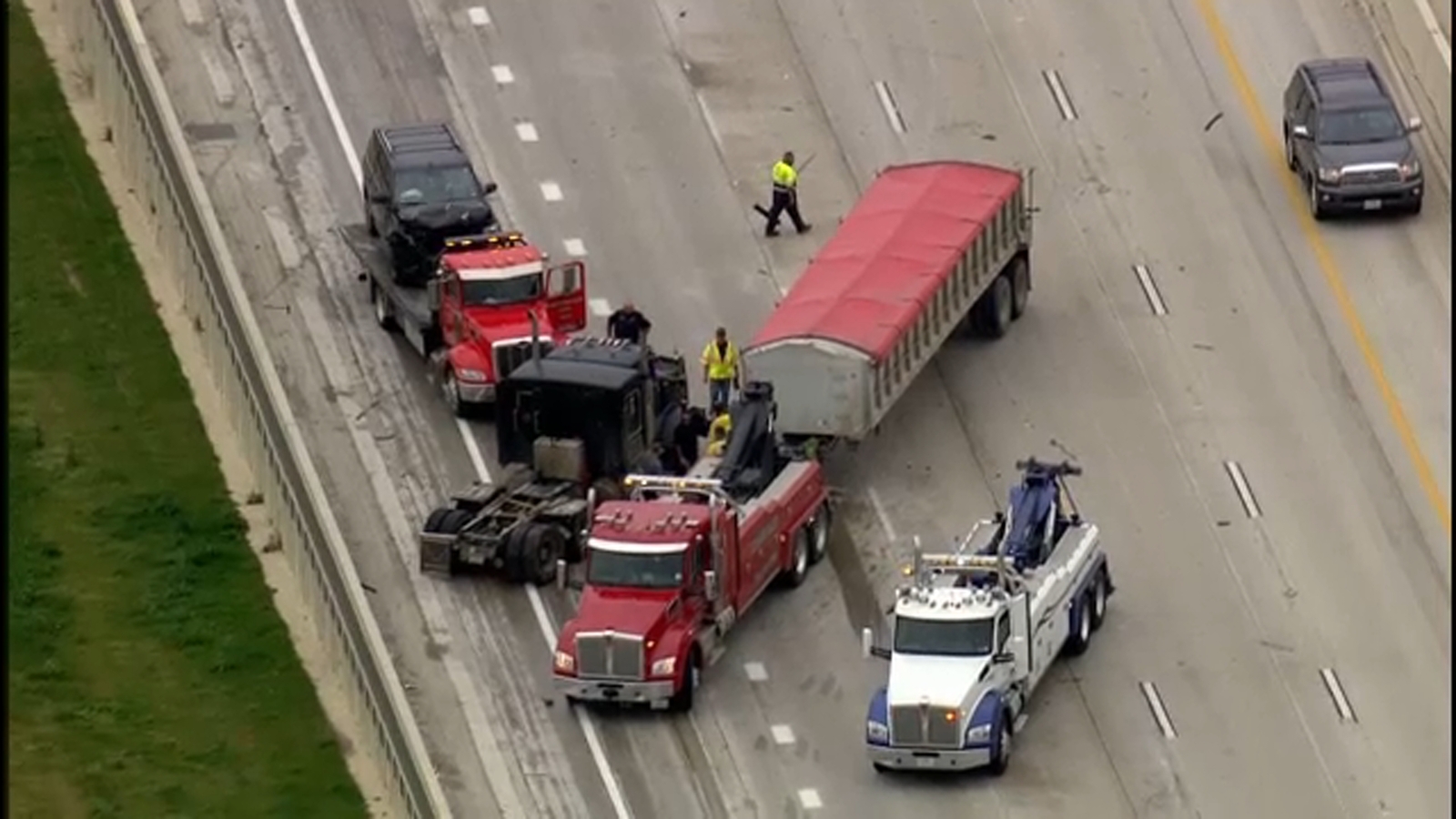 Houston traffic: US 290 reopened at Mueschke after 18-wheeler crash ...