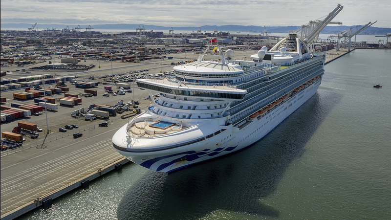 Live Coronavirus Updates Grand Princess Cruise Ship Departs Pier 35 In San Francisco Abc7 San Francisco