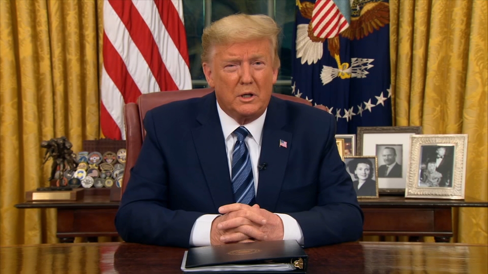Trump clamps limits on travel from Europe to US for 30 days amid coronavirus pandemic