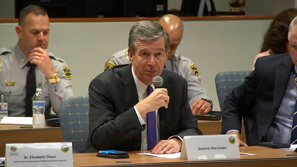 Gov. Roy Cooper confirms news coronavirus cases in NC