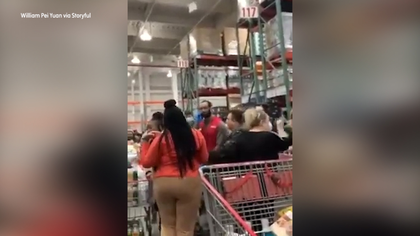 Coronavirus tensions erupt among Costco shoppers in