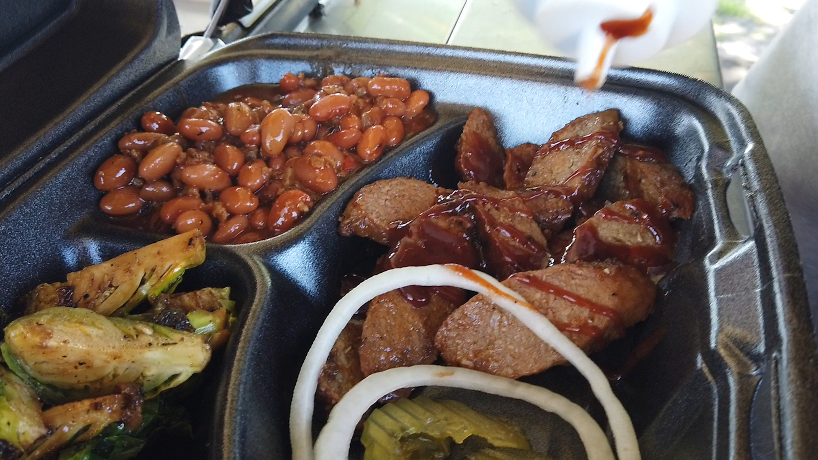 Houston Sauce Pit has made a name for themselves serving vegan BBQ in