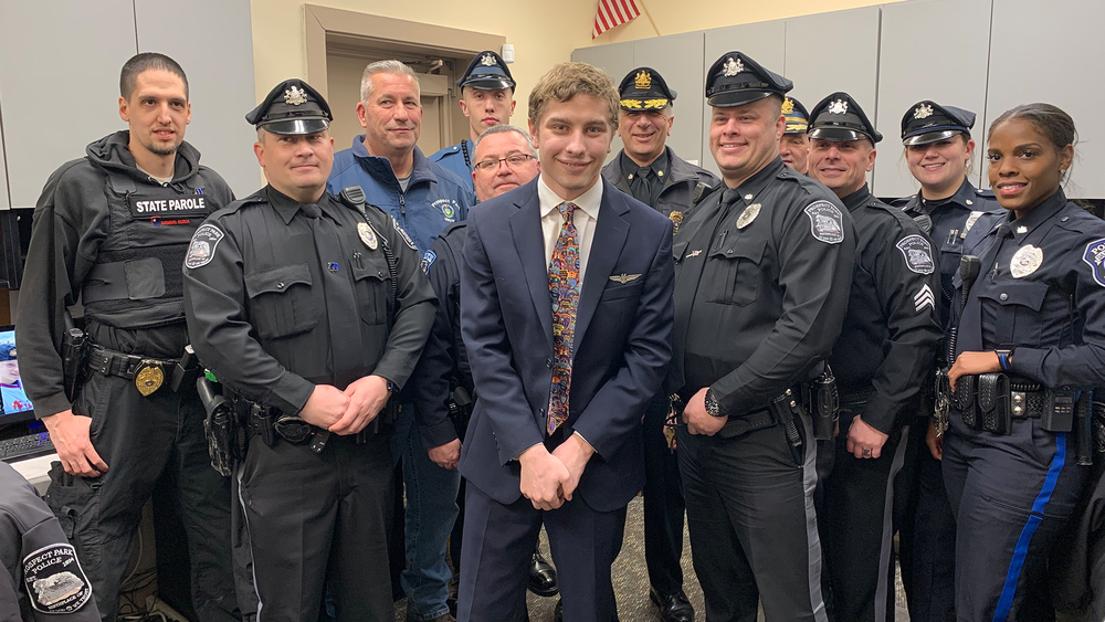 Malvern Teen has visited 71 Police Stations to Spread Autism Awareness