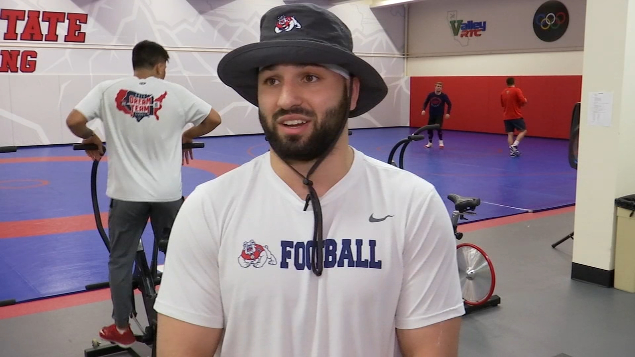 Good Sports: Fresno State's Josh Hokit is a two-sport athlete
