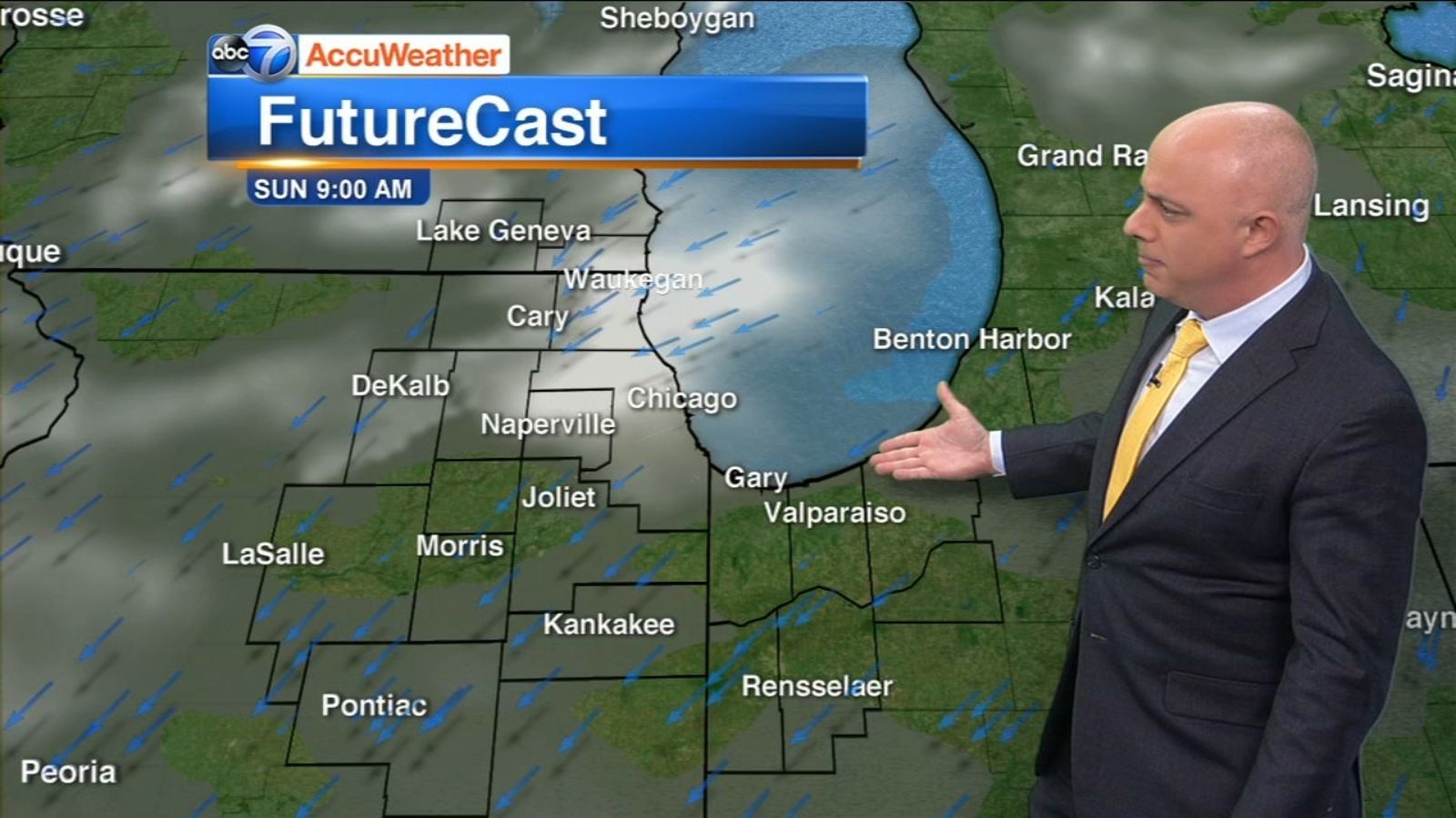 Chicago AccuWeather Some clouds, chilly Sunday