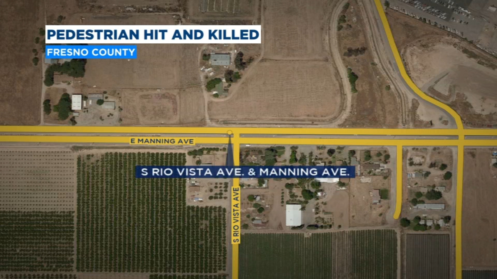 Man hit and killed by car in Fresno County after walking onto roadway ...