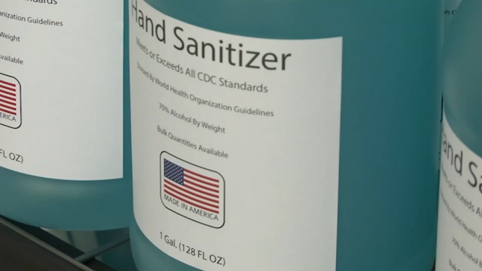 Custom Chemicals and Coating shifts to make hand sanitizer