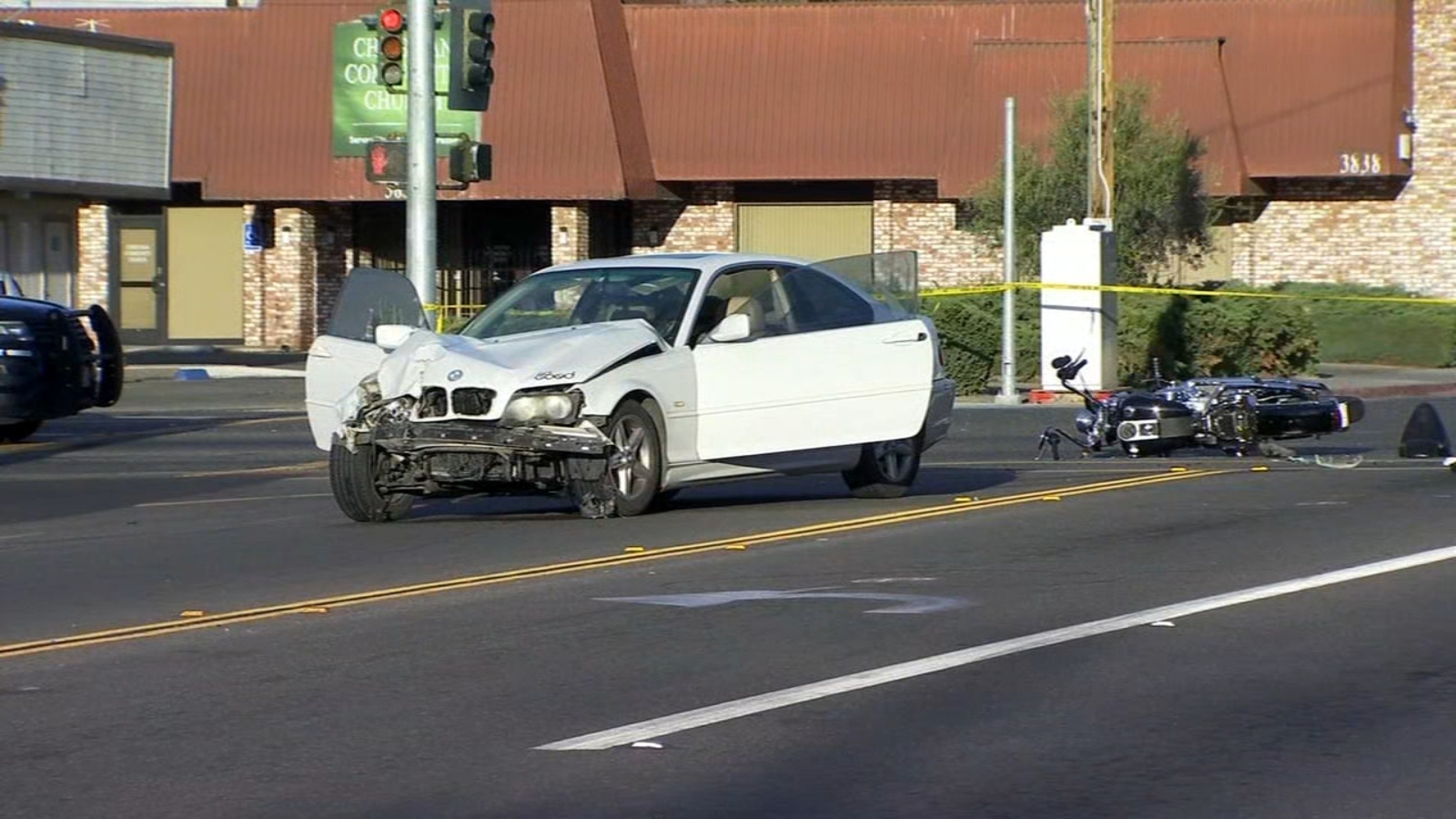 Motorcyclist in critical condition after being hit by car in central ...