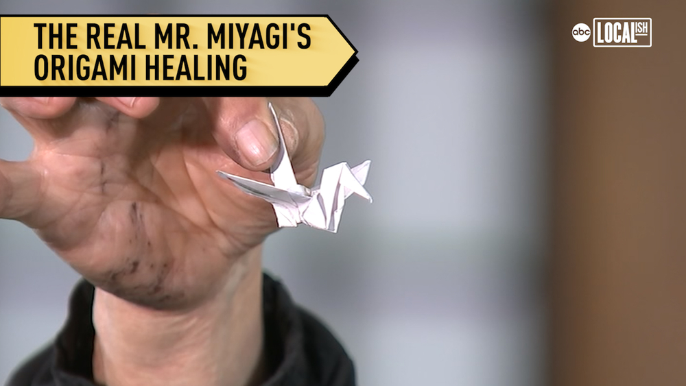 The Sensei Mr. Miyagi was modeled after mastered Origami to symbolize overcoming adversity.