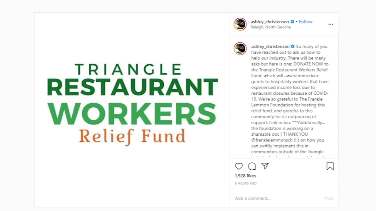 Triangle Restaurant Workers Relief Fund created to help workers who lost jobs due to COVID-19
