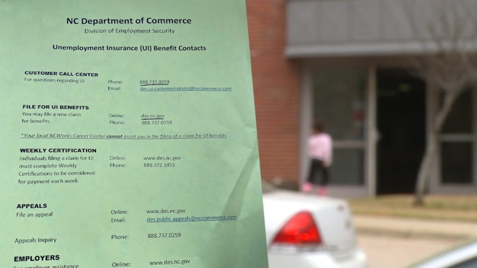 Coronavirus NC: Workers unemployed due to COVID-19 experiencing trouble  filing for benefits - ABC11 Raleigh-Durham
