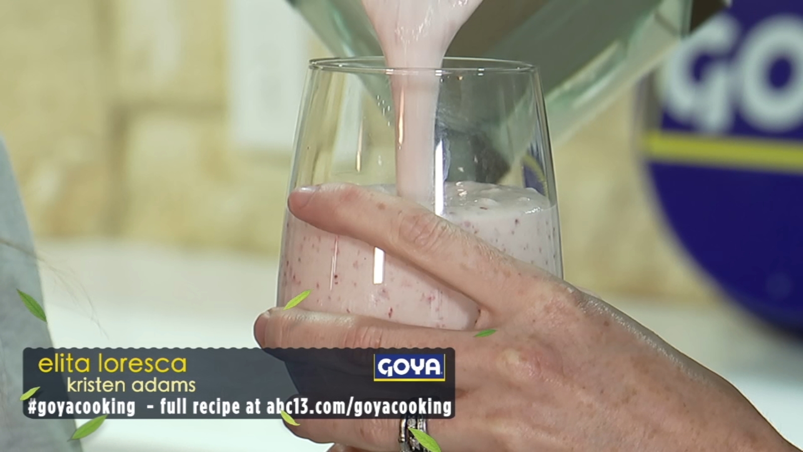 Elita Loresca's tropical coconut milk smoothie recipe ABC13 Houston