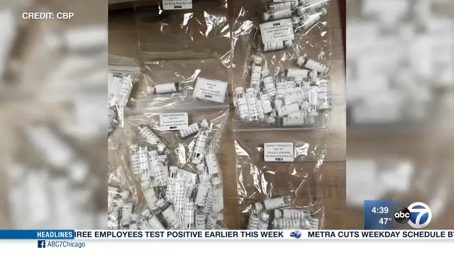 Illegal COVID-19 test kits seized at O'Hare Airport from UK