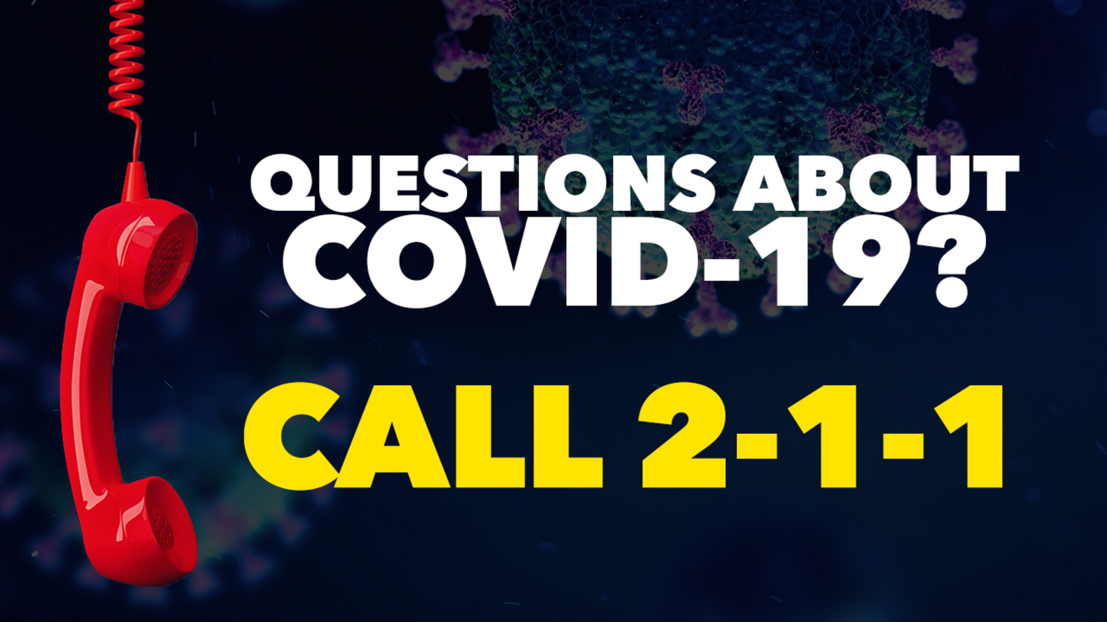 Call 2-1-1 for all non-emergency COVID-19 questions - ABC11 Raleigh-Durham