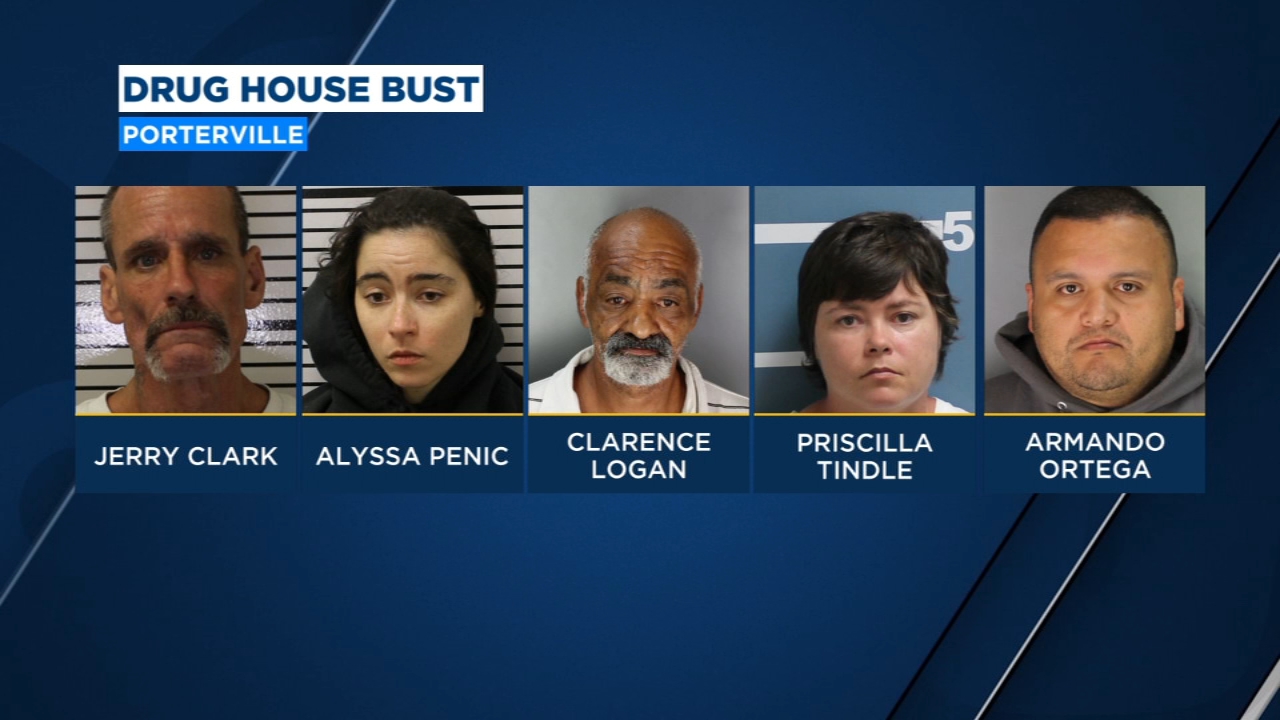 Porterville Police: Suspects were high during drug house bust