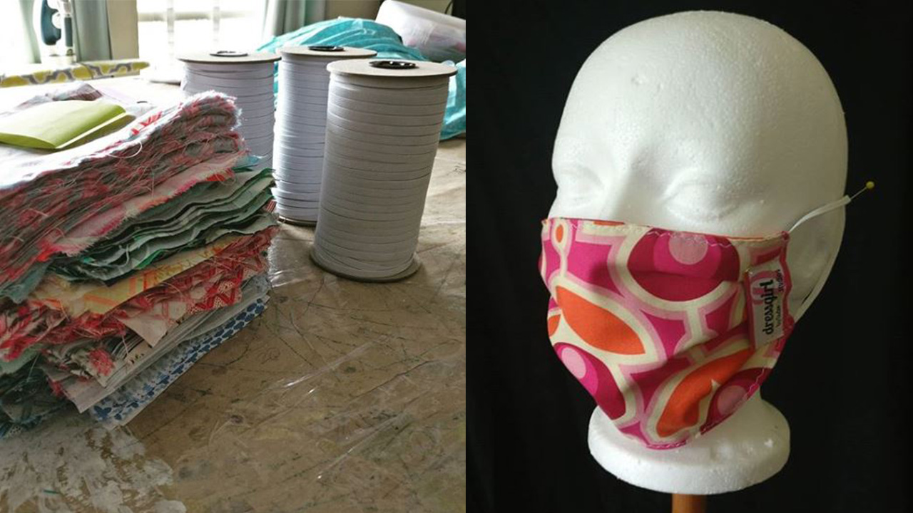 The Woodlands-area designer shifts focus to medical masks