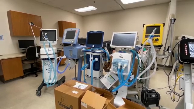 With a shortage of ventilators to treat COVID-19 patients, hospitals face with ethicals and logistical questions