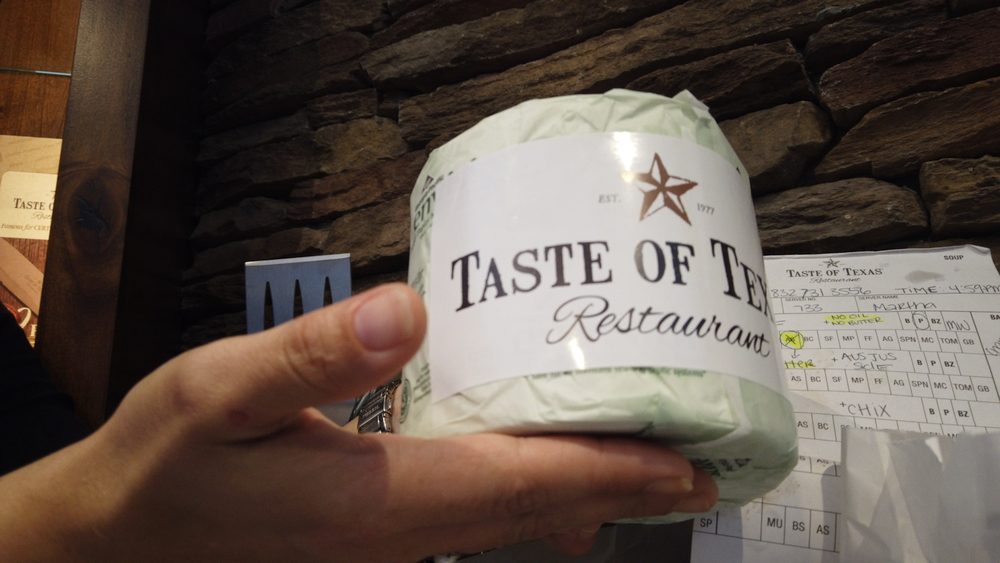 Taste of Texas offers toilet paper with takeout