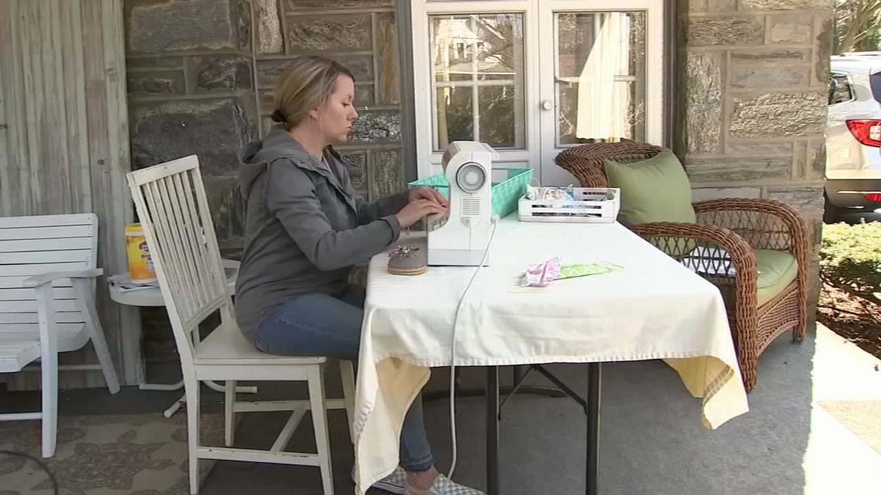 Havertown woman using sewing skills to make masks