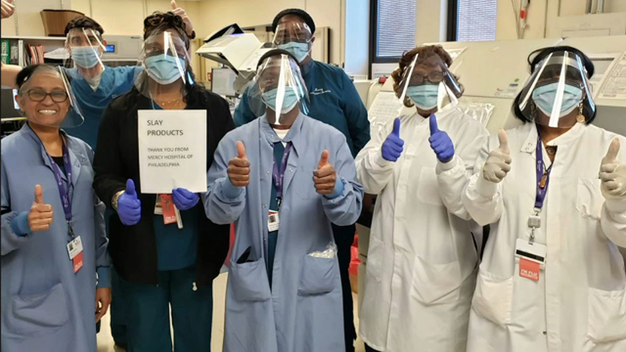 King of Prussia Events Company Makes Face Shields for Health Care Workers