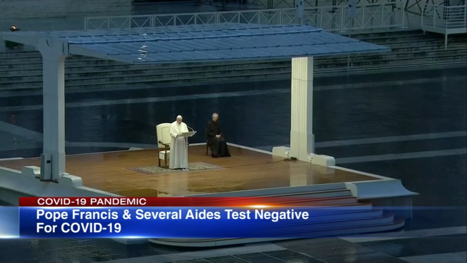 Coronavirus update Pope Francis tests negative for COVID19, says