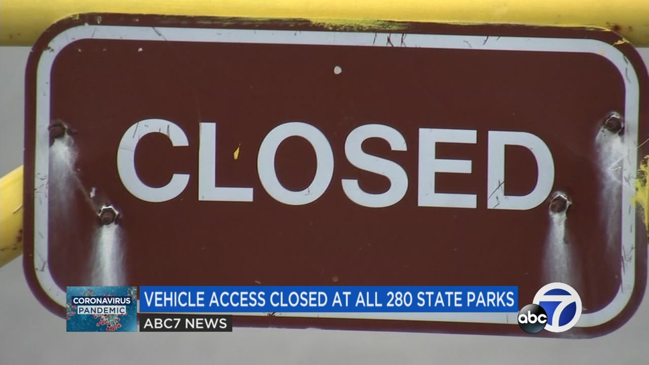 Calif. state parks close vehicle access