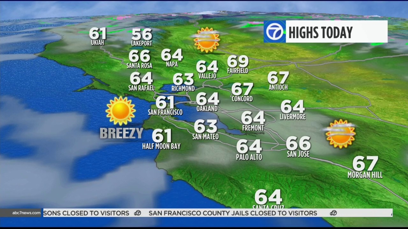 AccuWeather forecast for San Francisco, San Jose, Oakland and Bay Area