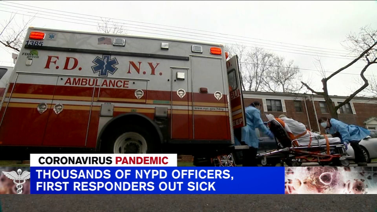 Coronavirus pandemic takes a toll on NYC first responders