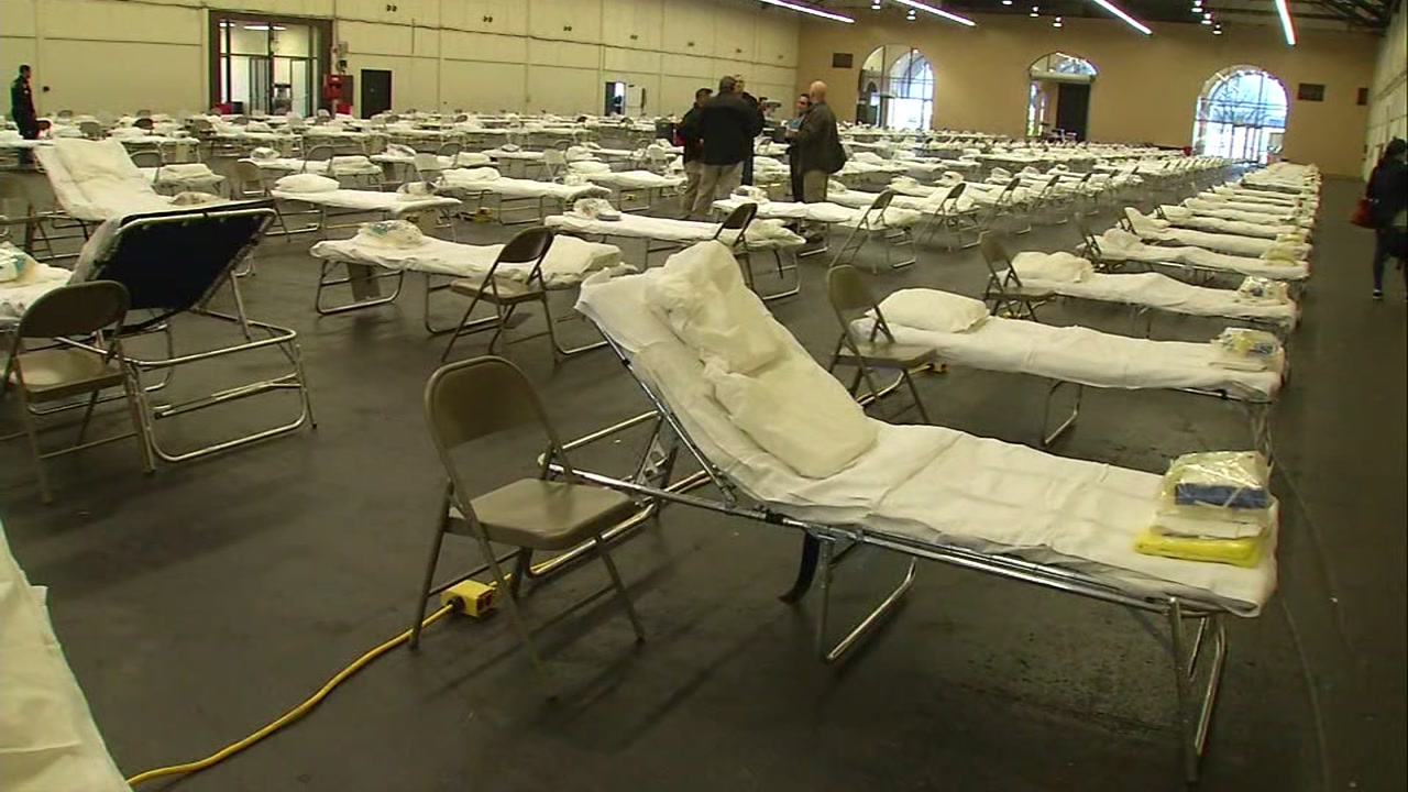 Coronavirus Response: National Guard sets up 250-bed facility on San Mateo fairgrounds