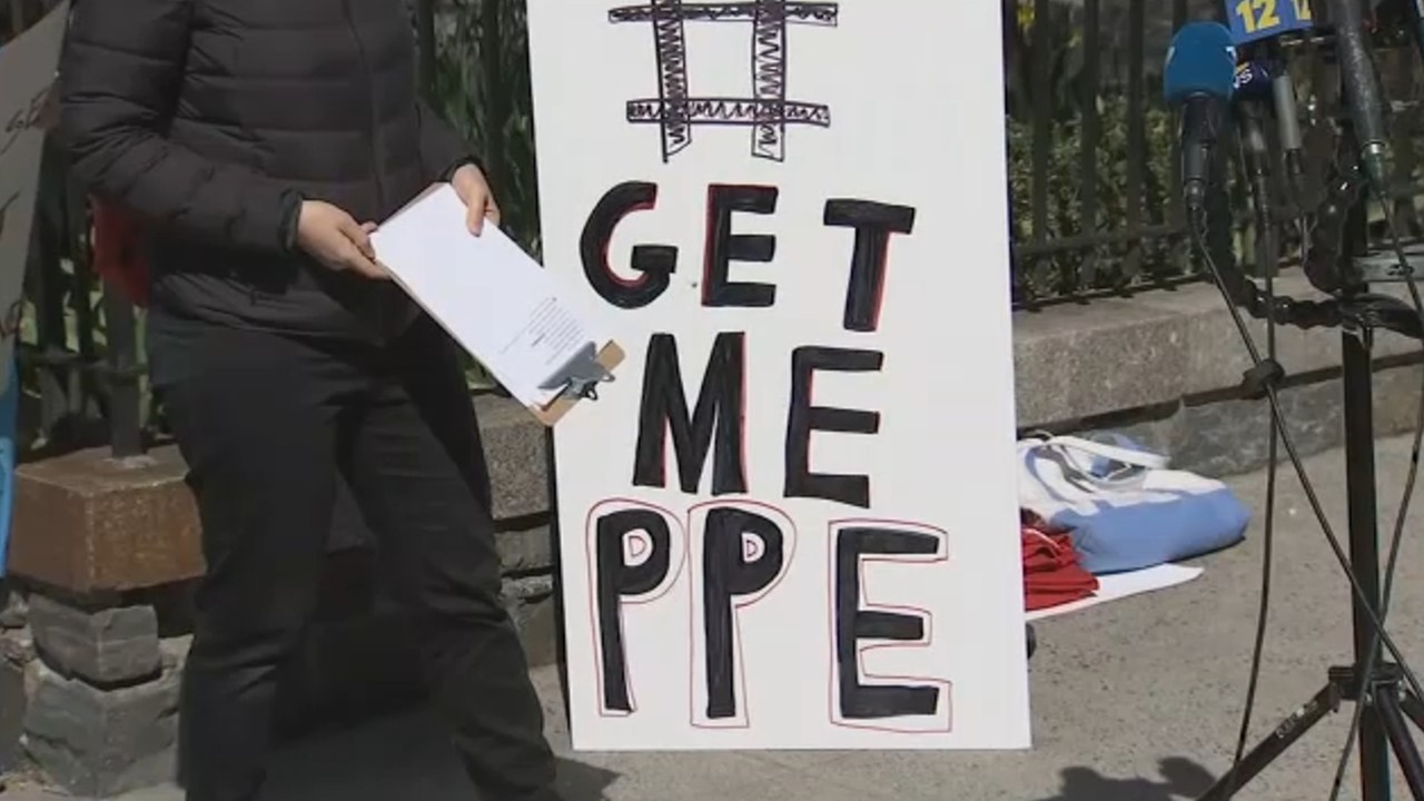 NYC nurses demand PPE to fight COVID-19 crisis