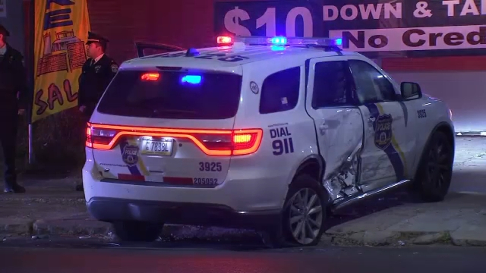 Philadelphia police officer responding to call injured in crash - 6abc ...