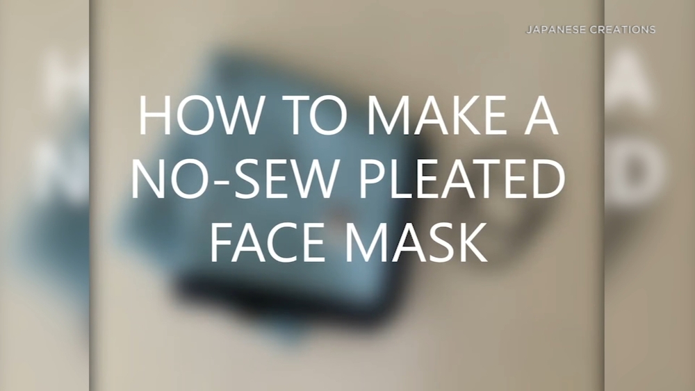How to make a face mask without sewing