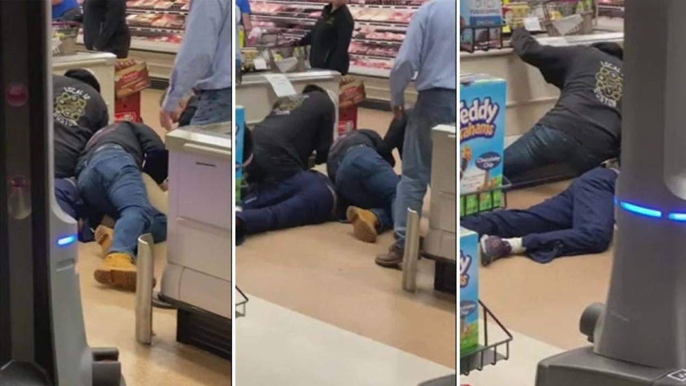 Man accused of spitting and coughing on produce