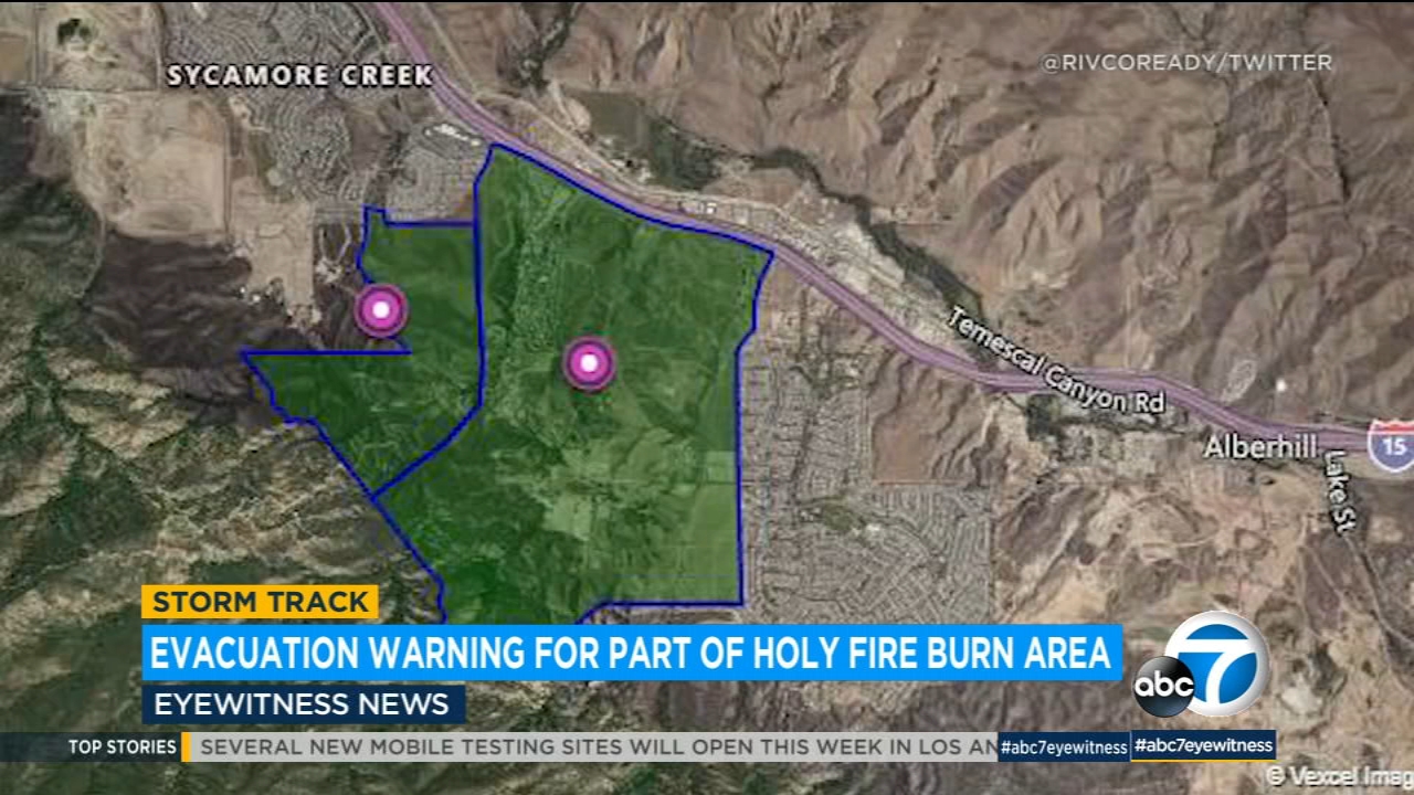SoCal storm brings threat of mud, debris flows to IE burn area