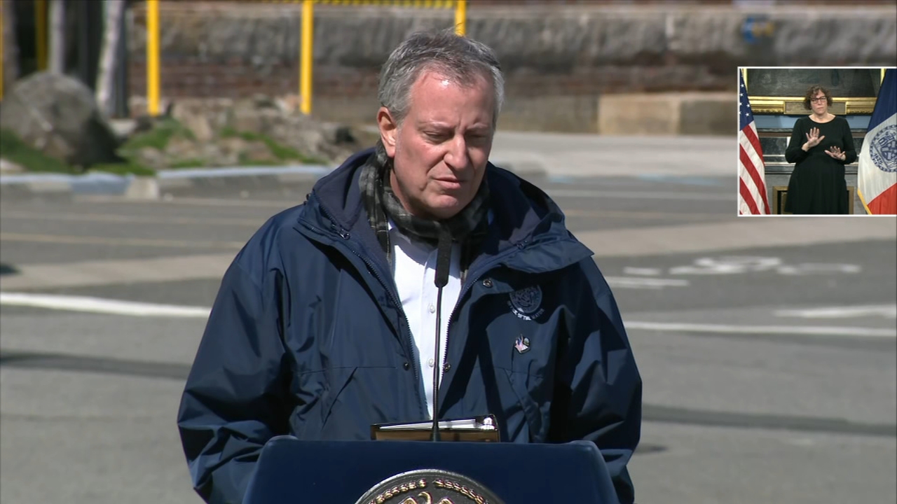 de Blasio says temporary burials are being considered if needed