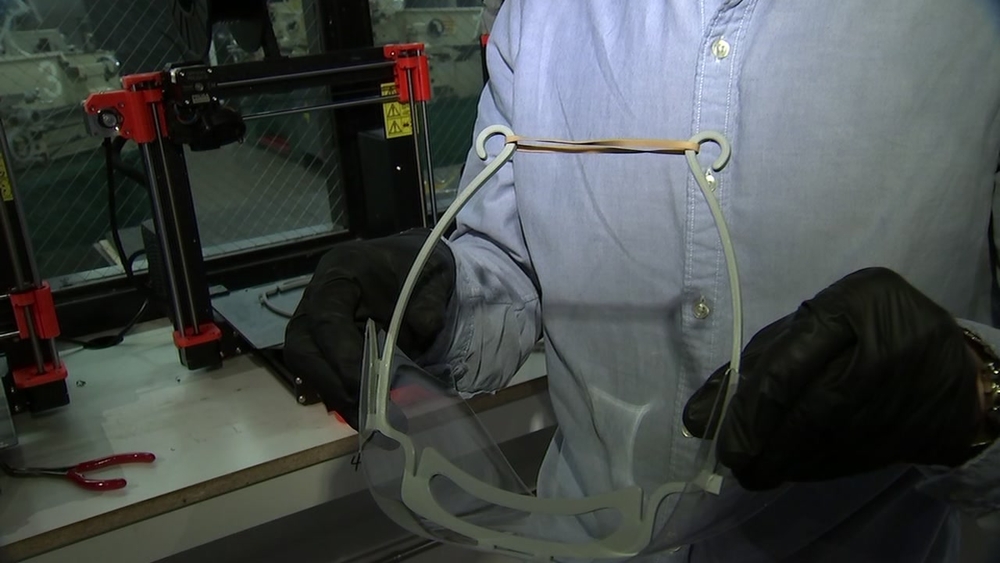 Academy of Art using 3D printers to make shields for health care workers