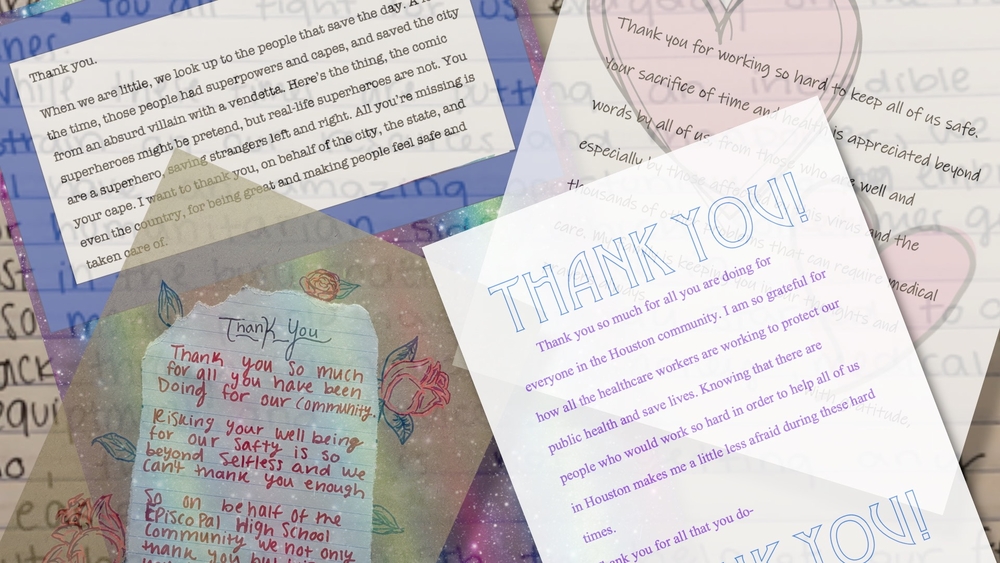 Students write heartwarming letters to healthcare heroes 